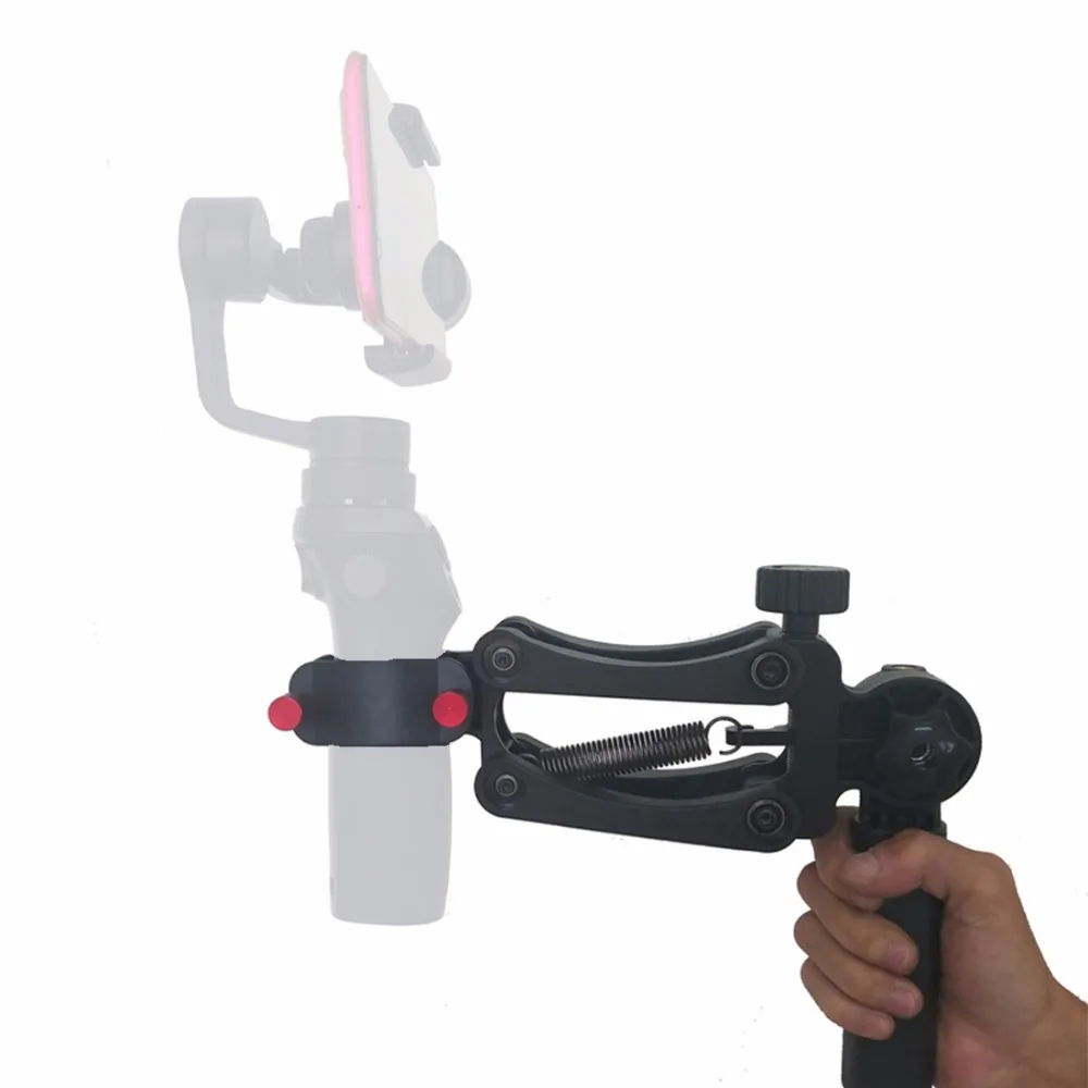 Z-axis пружинный амортизатор ручка держатель для телефона Gimbal кронштейн для zhiyun smoolu4 для DJI OSMO 2/MOZA mi ni-mi/feiyu стабилизатор