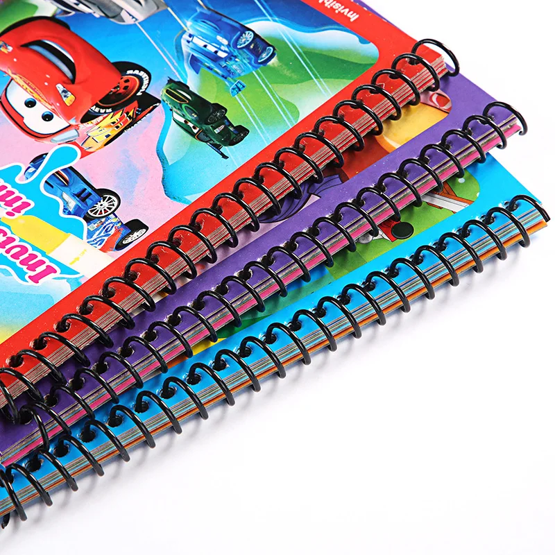 

Frozen Spiderman Mickey Mouse Anime Action Figure Magic Water Album graffiti book magic water painting book kindergarten gift
