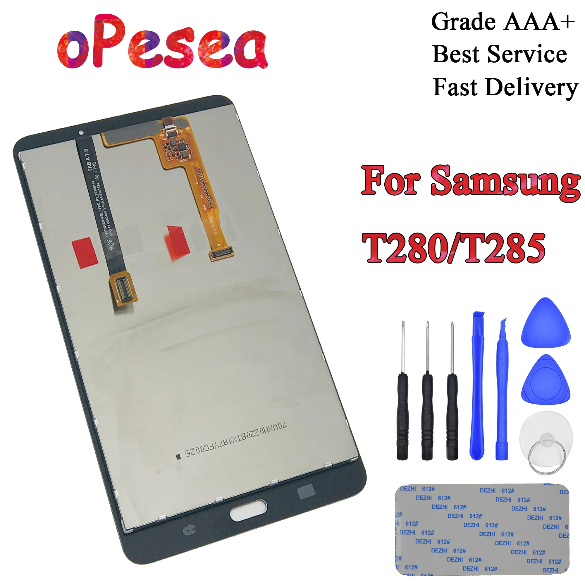 OPesea для samsung Tab A 7,0 T280 T285 SM-T280 SM-T285 сенсорный экран дигитайзер ЖК-дисплей Панель Стекло в сборе