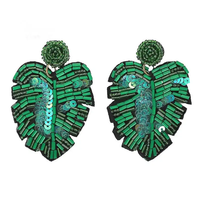 27 Dvacaman большие Свинг Висячие Серьги Boho Этнические бисерные подвески серьги большие кисточки бахрома массивные ювелирные изделия аксессуары - Окраска металла: 27
