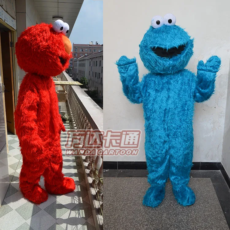 

Red Frog cartoon doll costume adult walking web celebrity character doll props animation clothes people wear a head suit Sesame