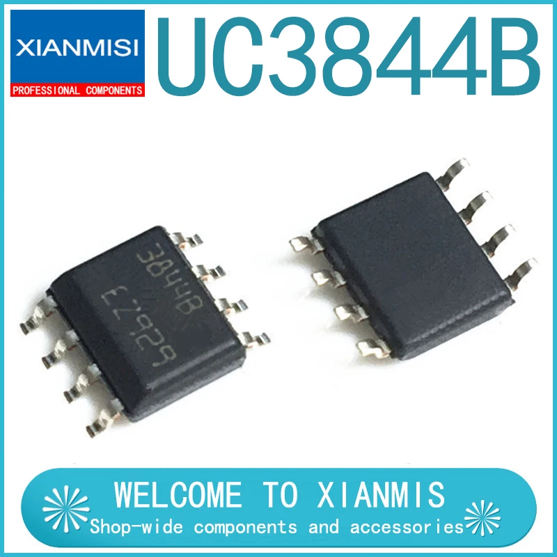 10 шт. UC3844BD1R2G UC3844B 3844B UC3844 UC3844BD1013TR SMD SOP8 | Электронные компоненты и принадлежности