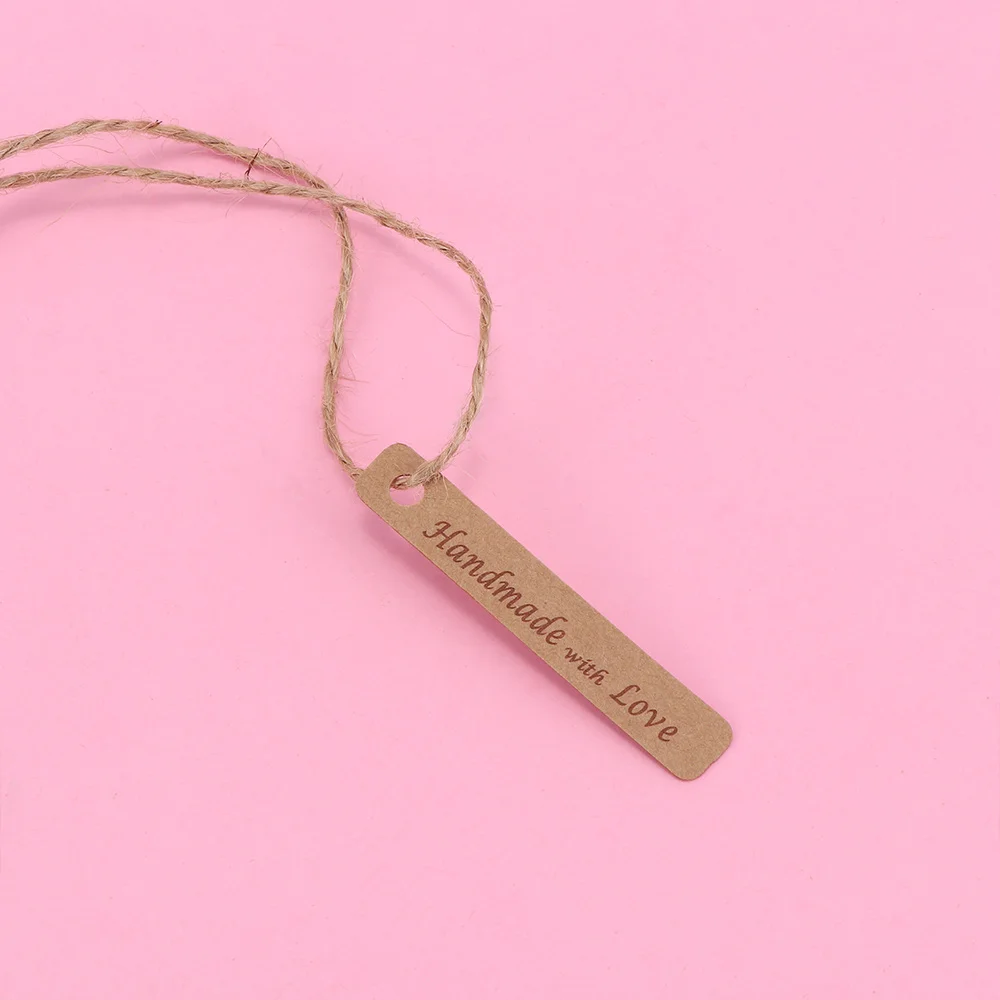 6 0 см 200 шт ручной работы с любовью крафт-бумага висячие бирки 10 м струны одежды