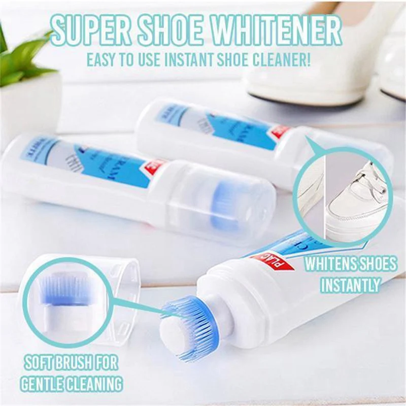 100 г Белая обувь чище очиститель Чистящая волшебные туфли порошок супер желтый
