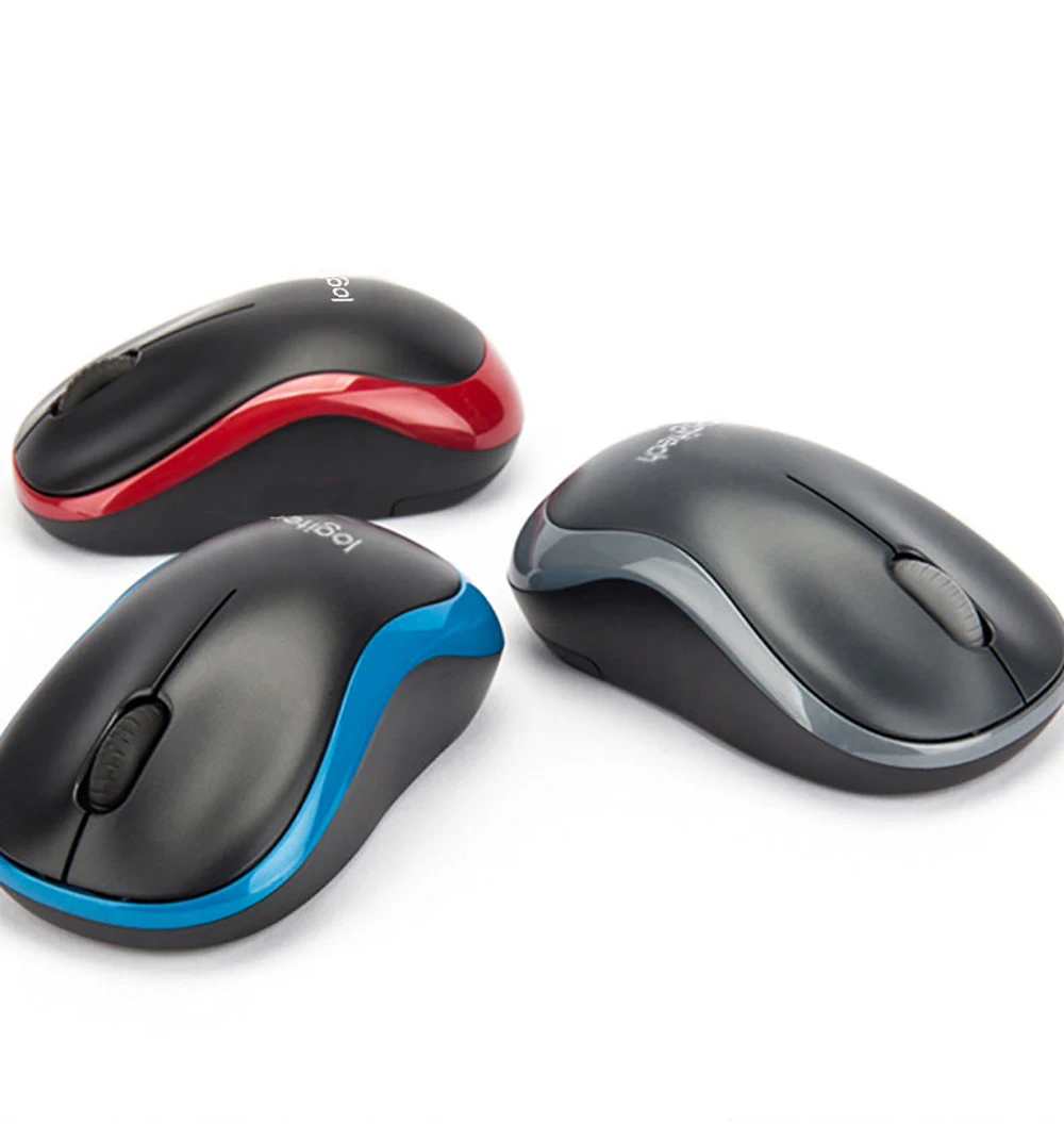 Logitech M185 Беспроводной Мышь с 1000 Точек на дюйм 2 4 ГГц офисные для ПК/ноутбук Windows