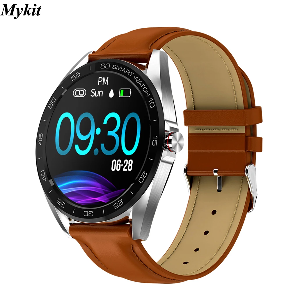 Mykit K7 IP68 Waterproof Smart Watch 1.3&quot Full Touch Round Screen Heart Rate Sleep Monitor Sport Smartwatch Fitness Tracker |
