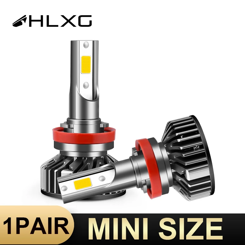 Автомобильные светодиодные лампы HLXG H7 H4 9005 HB3 9006 HB4 6000K 8000K 10000K лм|Передние LED-фары