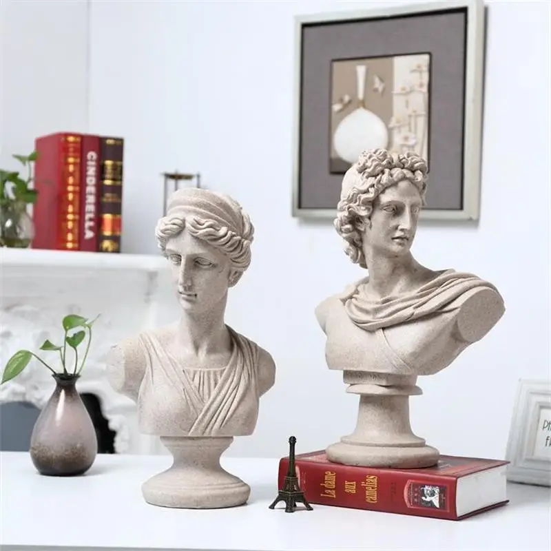 

Creative European Resin Characters Statue Ornaments Home Living Room Decorations Home Sculpture Figurine Accessories Art Craft