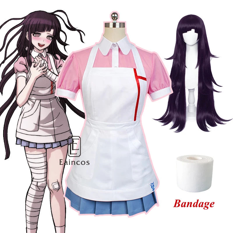Anime ботинки для косплея данганронпа Уганда 2 Mikan Tsumiki маскарадная форма Хэллоуин