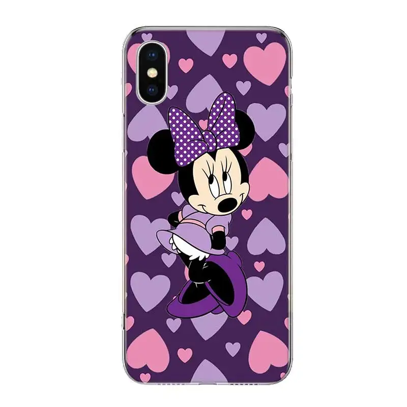 Чехол для телефона с изображением Микки и Минни чехол Apple iPhone 11 Pro Max 7 8 6 6S Plus + X XS MAX