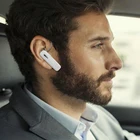 Миниатюрные беспроводные наушники-вкладыши с Bluetooth, легкие высококачественные стереонаушники с микрофоном, спортивные деловые наушники