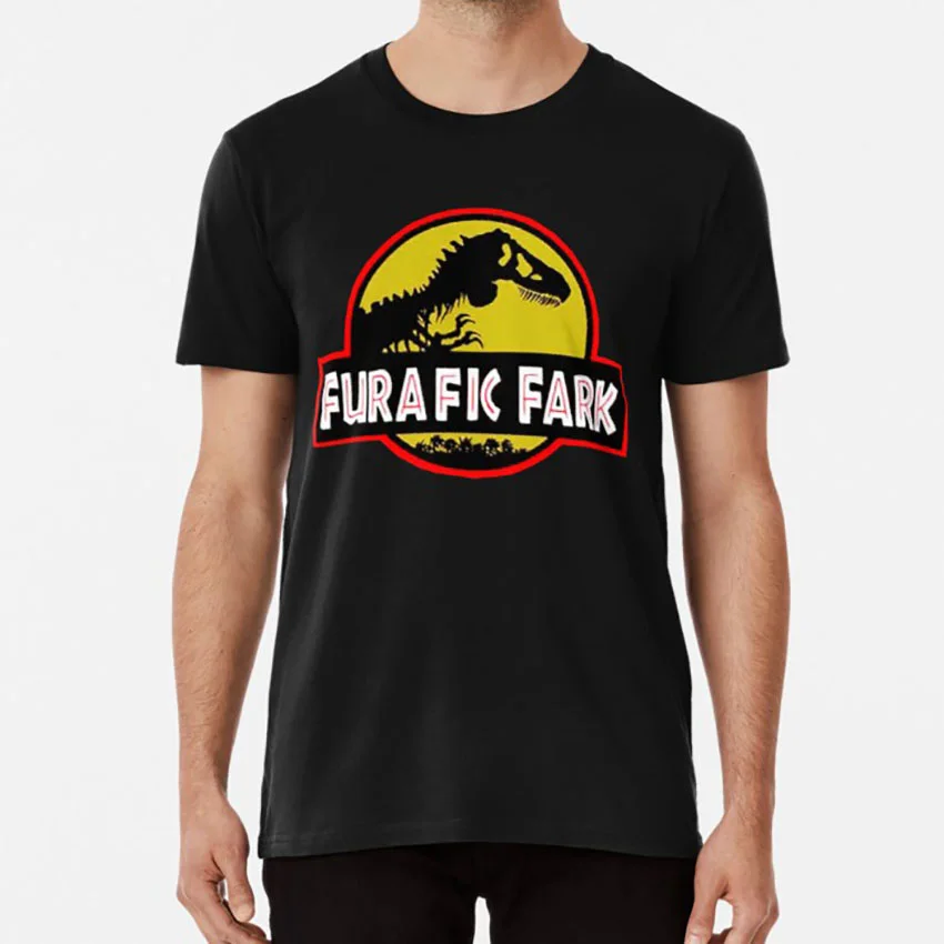 Фурафик ФАРК футболка фурафик парк Плакат Логотип динозавр t rex|Мужские футболки|