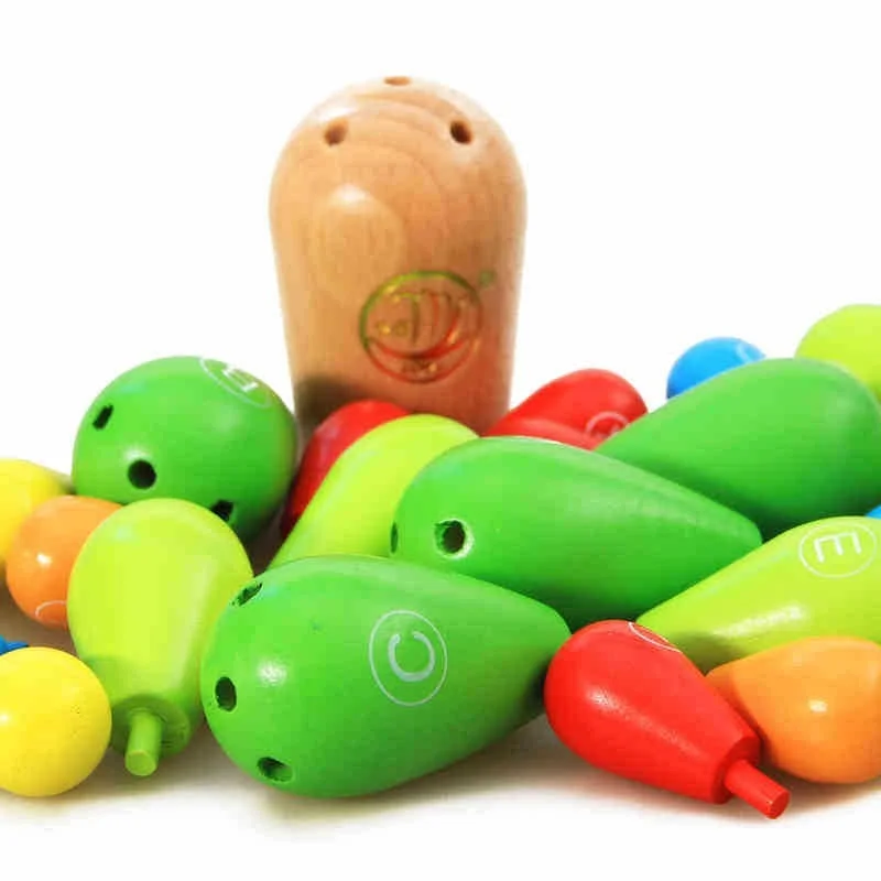 

29pcs Cactus Balance Educational Toy Wooden Blocks Montessori Teaching Aids Children's Wooden Cacti KidsToys Educational