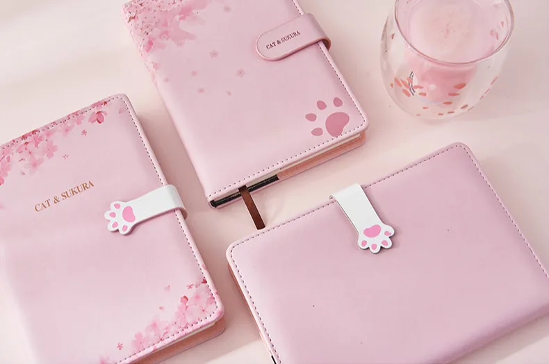 A5 Agenda планировщик расписаний Органайзер креативный Kawaii блокнот с кодовым замком с замком девушка Дневник Блокнот пули журнал