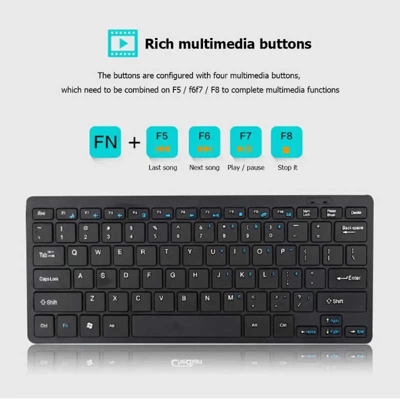 Клавиатура Мышь Combos беспроводная 2 4G Ulti thin 77 клавиш клавиатура 1600DPI Бесшумная