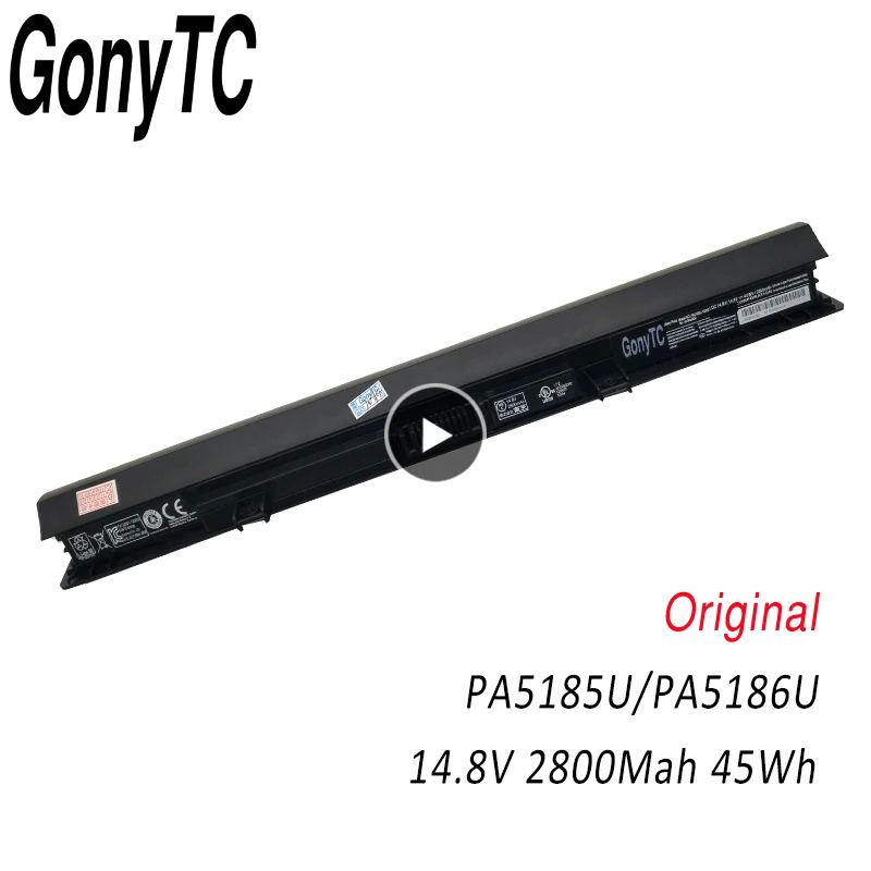 GONYTC PA5186U PA5185U Аккумулятор для ноутбука Toshiba Satellite C55 C55D C55T L55 L50 B L55D L55T B5299 B5202
