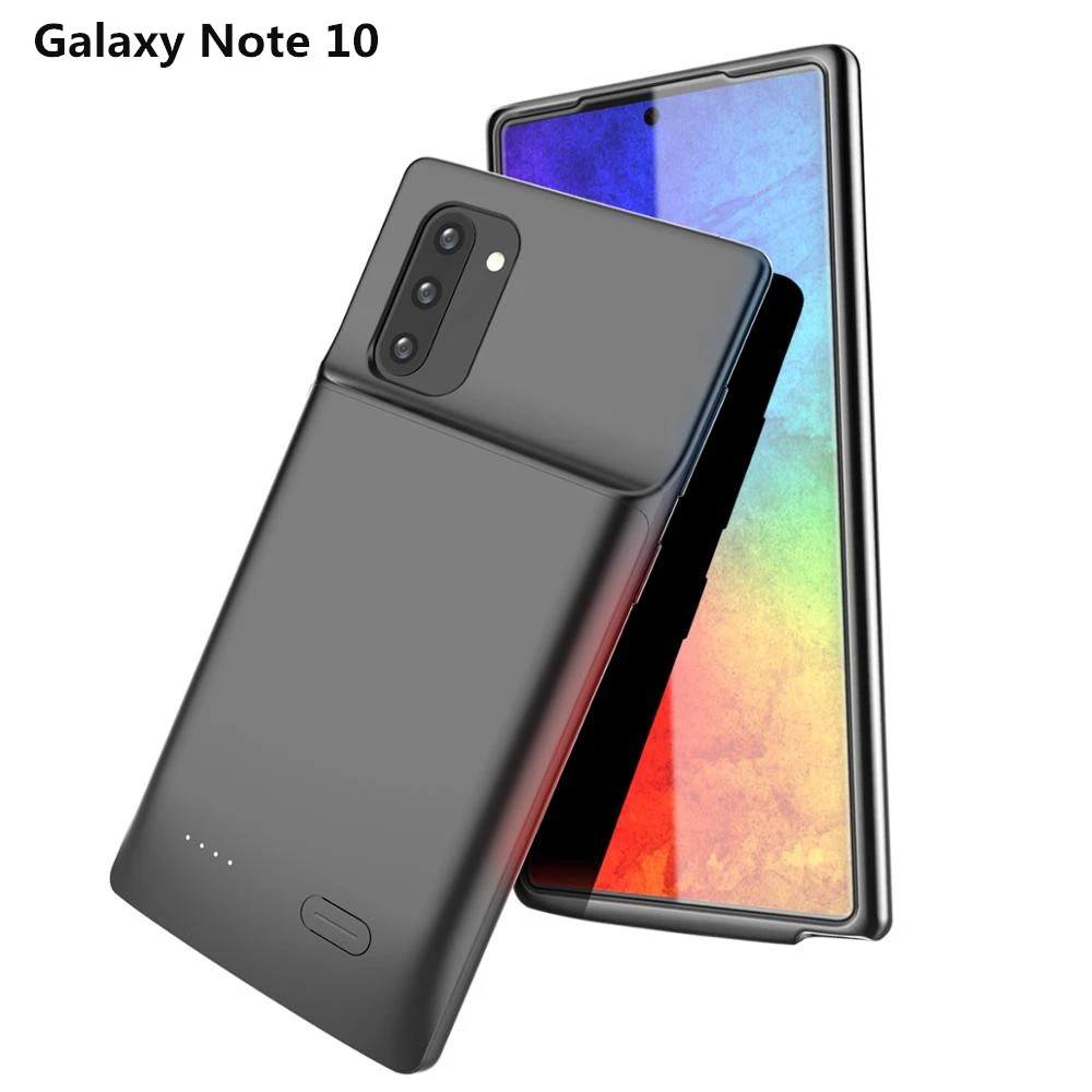 Для samsung Galaxy Note 10 Plus чехол для батареи ультра тонкий резервный внешний аккумулятор перезаряжаемая обложка чехол для samsung Note 10 чехол для питания