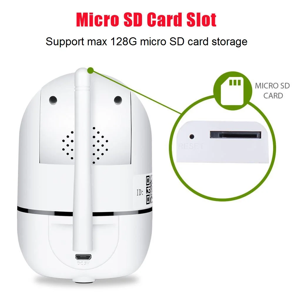 Мини 1080P HD Wi-Fi облачная IP Камера PTZ Pan Tilt P2P беспроводная веб-камера видеонаблюдения двухстороннее аудио видеоняня H.265