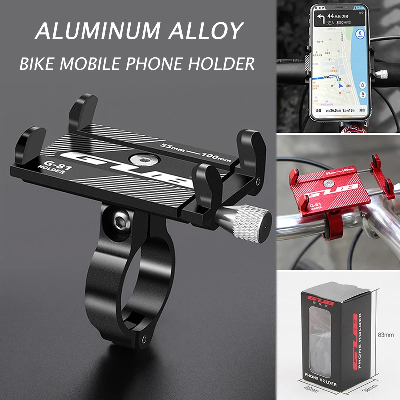 GUB Bicycle Mobile Stand Aluminum Bike Phone Holder Smart Phone Holder Bike Support Telephone Velo Soporte Movil Para Bicicleta images - 6