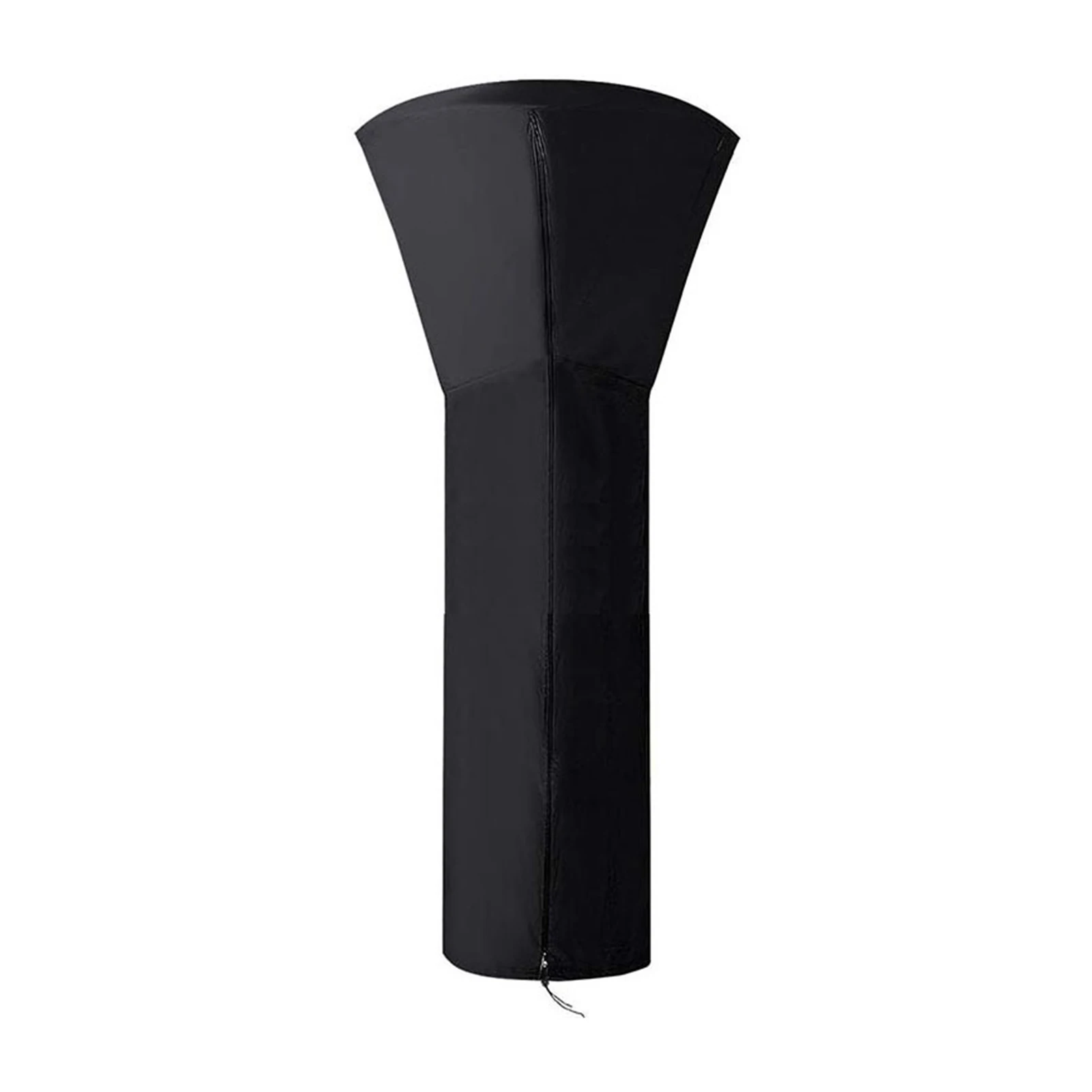 

Patio Heater Cover Waterproof Stand-Up Heater Cover With Zipper Heavy Duty Oxford Cloth Anti-UV for Outdoor Black HUG-De