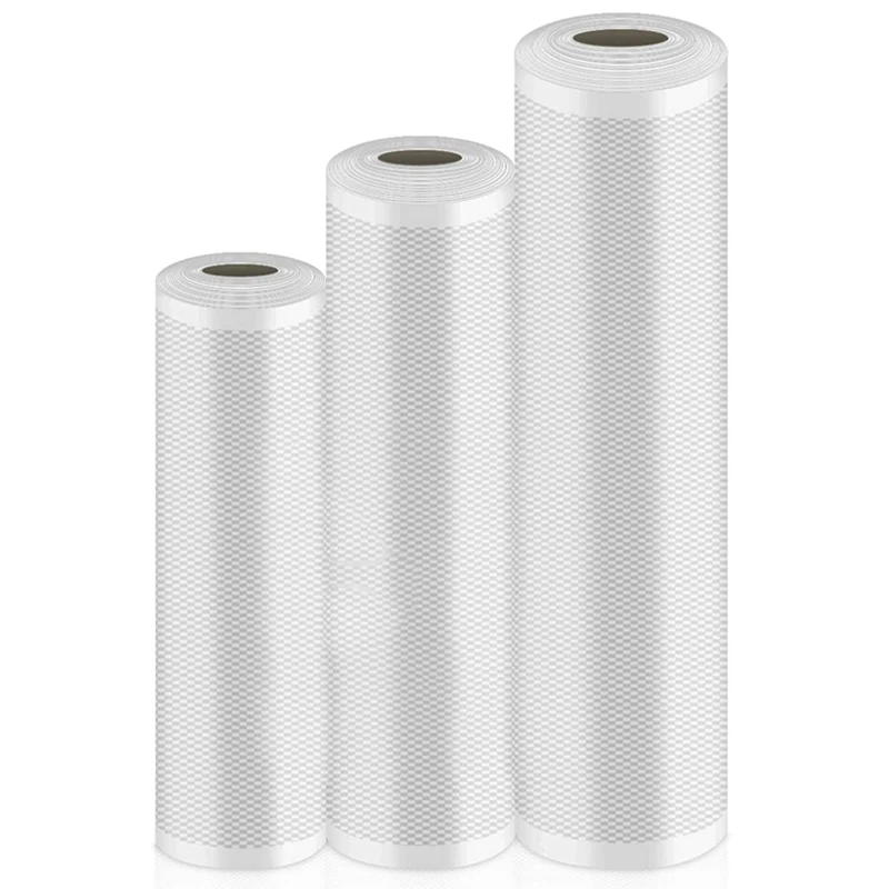

Vacuum Sealer Bags 3 Rolls Vacuum Seal Roll Vacuum Sealer Sous Vide Bags for Food Saver Food Storage Bag