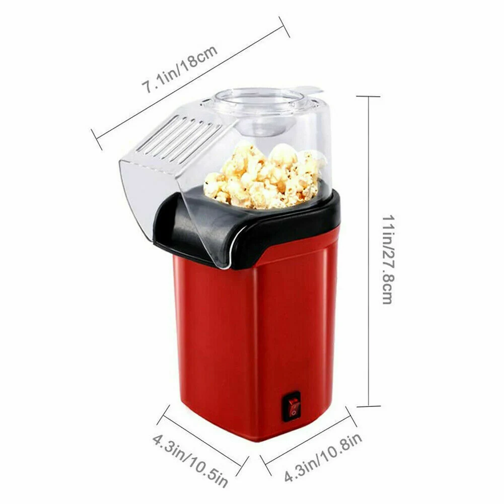 

Electric Corn Popcorn Maker DIY Household Automatic Mini Hot Air Popcorn Making Kitchen Machine DIY Corn Popper 110V 220V