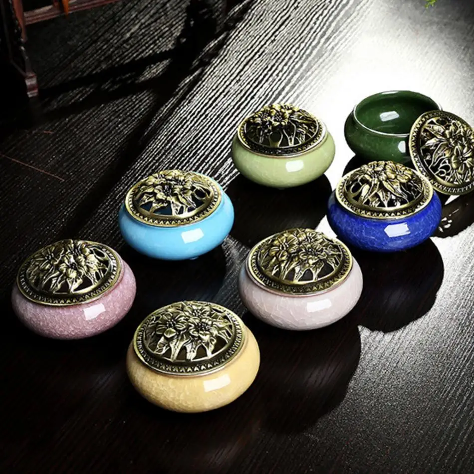 Керамические курильницы портативная керамическая подставка для благовоний в