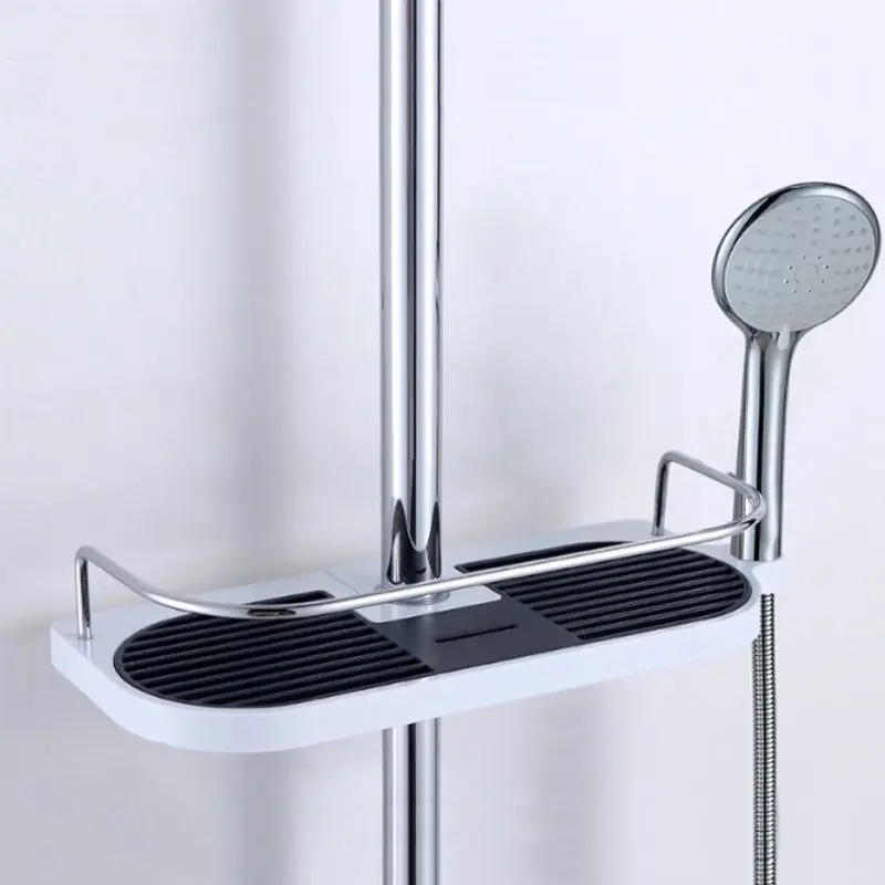 Полка для ванной многофункциональная стойка хранения душевая головка держатель