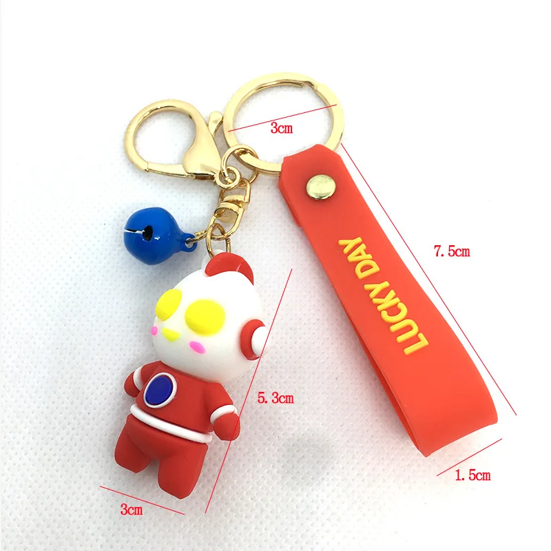 

Cute Cartoon Ultraman Keychain Fashion Creative Backpack Decoration Bag Pendant Car Keys Accessories Send Friend Gift New 2021