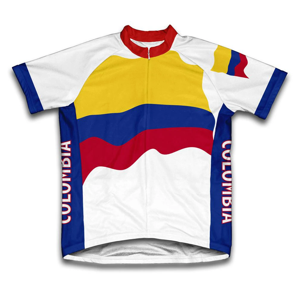 

2021 Colombia More Style Men classic cycling team short sleeved bike Road Race Clothing Maillot ciclismo outdoor bike jersey