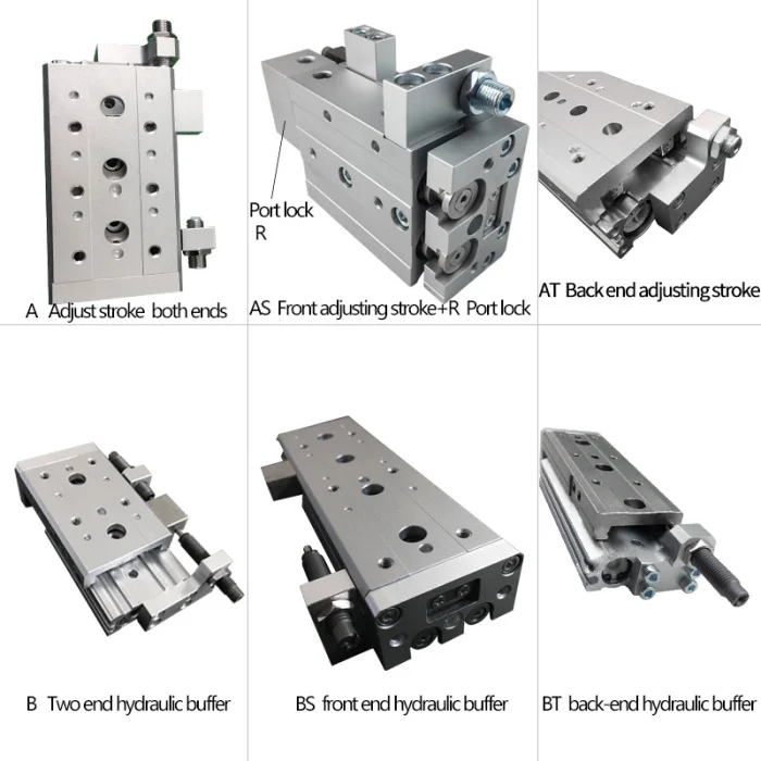 YIYUN MXQ серия направляющего пневматического стола MXQ12-10R MXQ12-20R MXQ12-30R MXQ12-40R MXQ12-50R MXQ12-75R MXQ12-100R