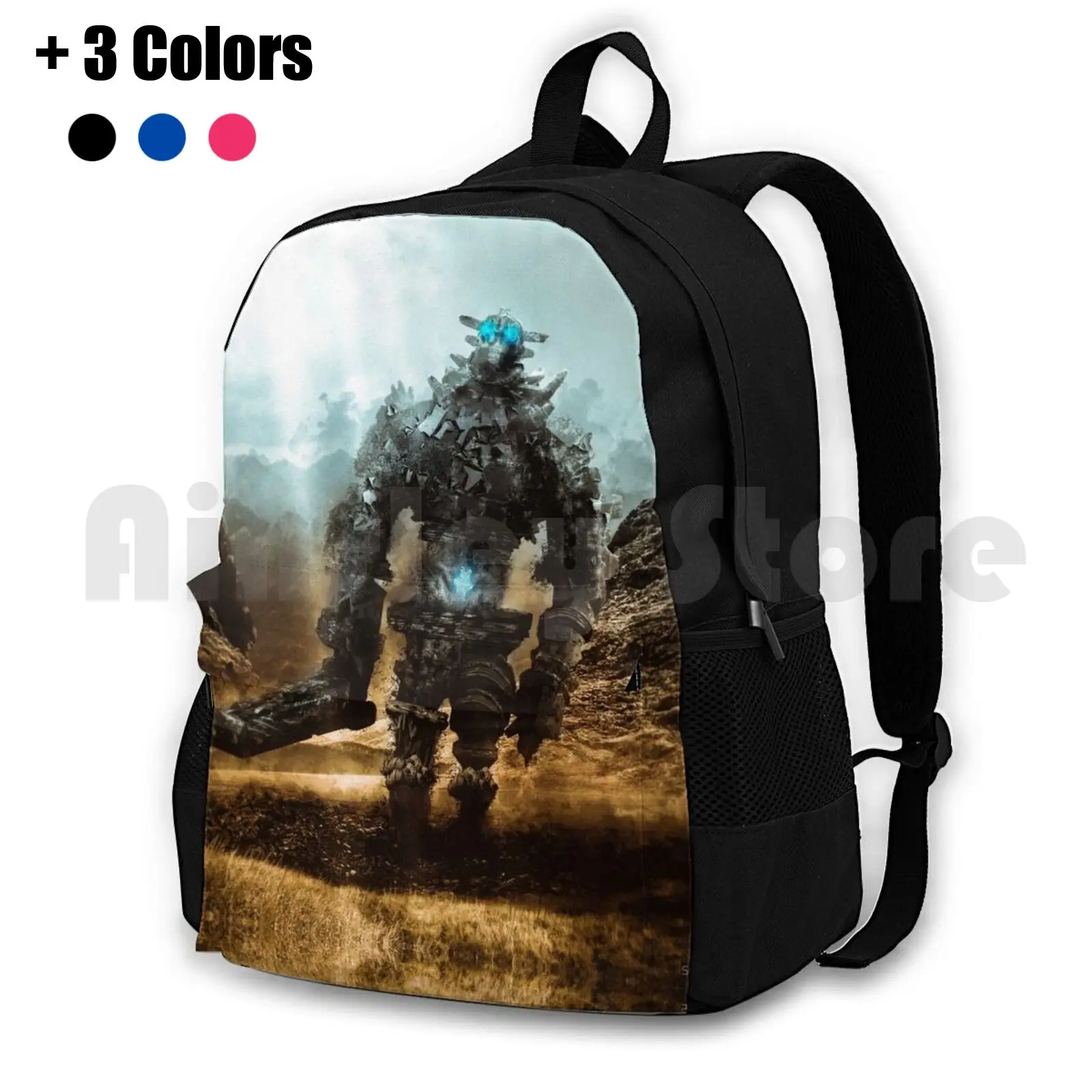 Shadow Of The Colossus Outdoor Hiking Backpack Riding Climbing Sports Bag Collection Shadow Of The Colossus Giant Games Cult