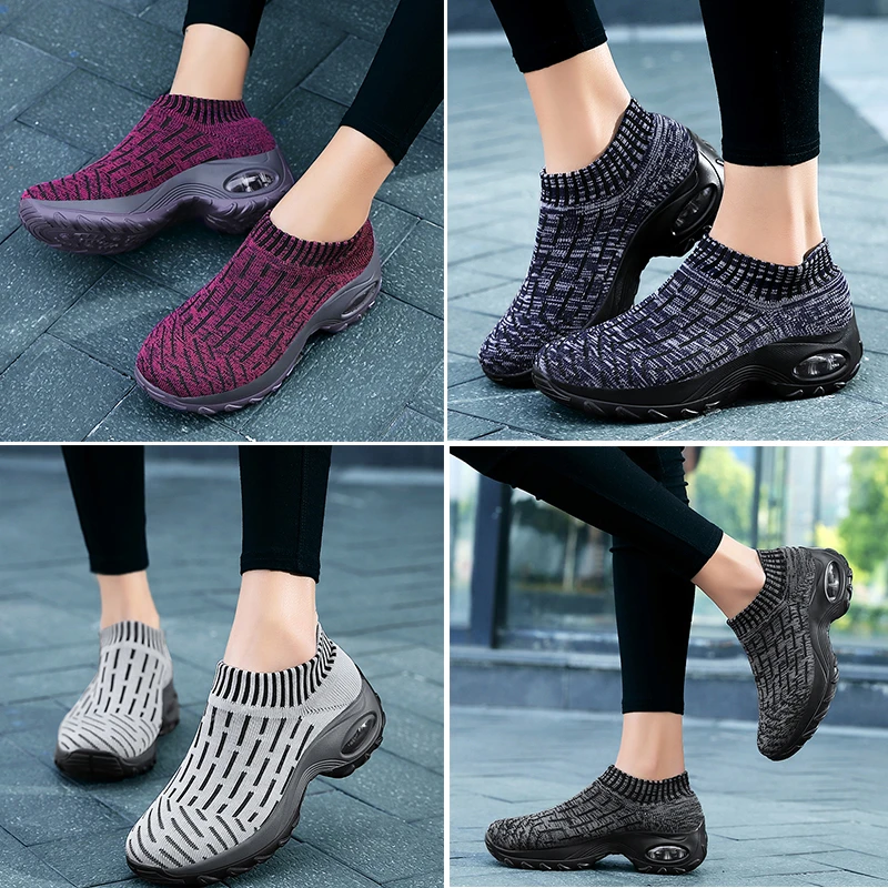 Женская обувь для тенниса Спортивная на воздушной подушке Сетчатые женские