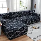 Современный эластичный чехол на диван для гостиной, универсальный растягивающийся чехол из спандекса L-образной формы для дивана, чехлы на 1234 места