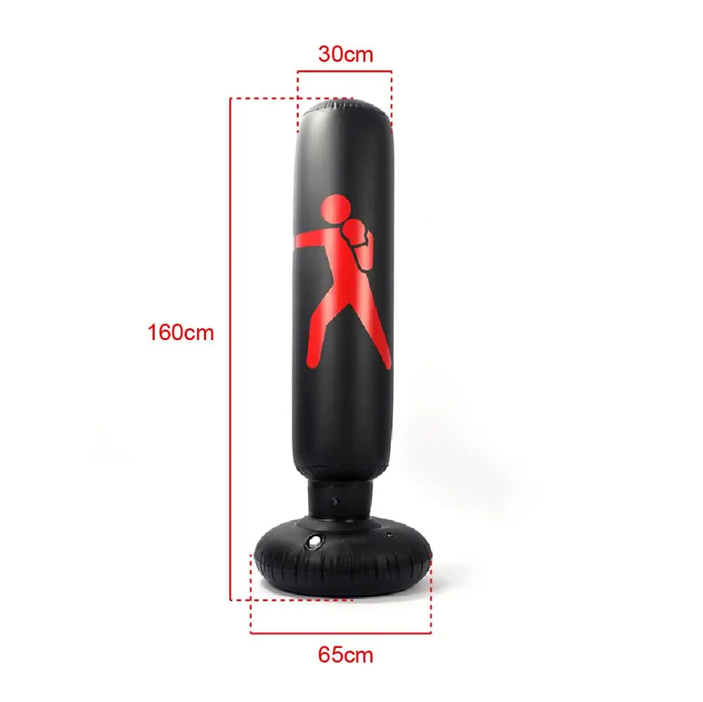 160 см боксерский Пробивной мешок надувной тумблер Муай Тай тренировочный сброс