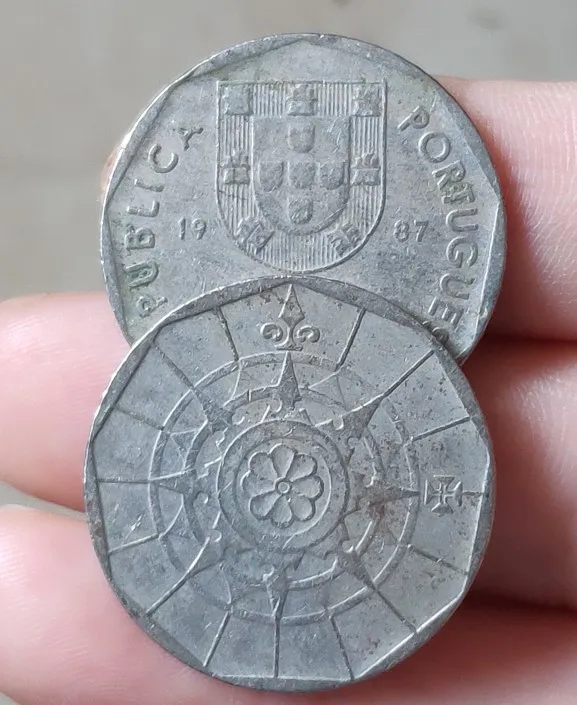 26 5 мм Португалия 100% настоящая комиксаторная монета оригинальная коллекция | Дом
