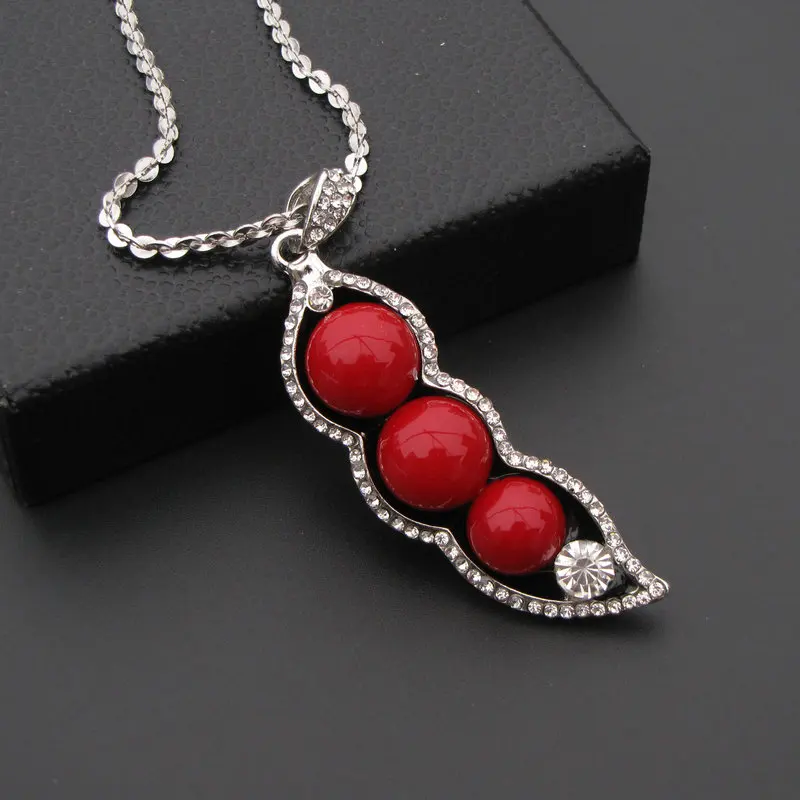 Длинное женское ожерелье Простой Модный кулон с имитацией жемчуга универсальная