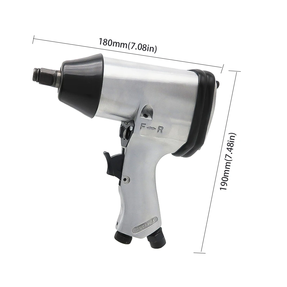 

1/2 350NM Air Pneumatic Wrench Kit Impact Pneumatic Power Tools Set Tire Removal Impact Wrench Kit Pneumatic Power Tools