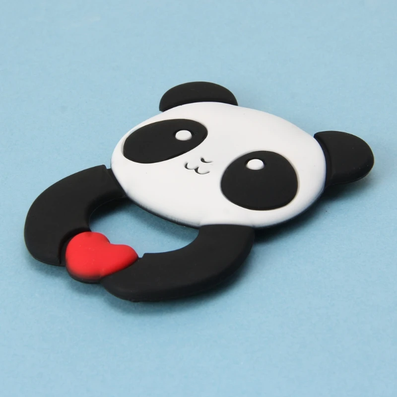 

Panda Baby Teethers Pendant Necklace Accessory BPA Free Silicone Chew Toys XX9E