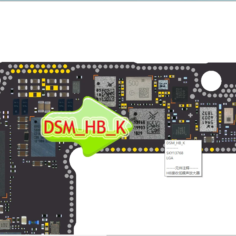 

10 шт./лот SKY13768 13768 DSM_HB_K для XS XS-MAX XR HB разнообразие получить LNA