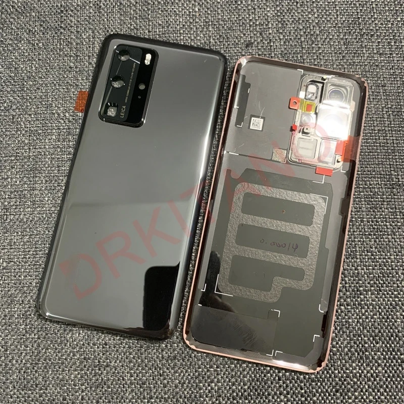 Оригинальный стеклянный чехол для задней крышки батарейного отсека Huawei P40 Pro +