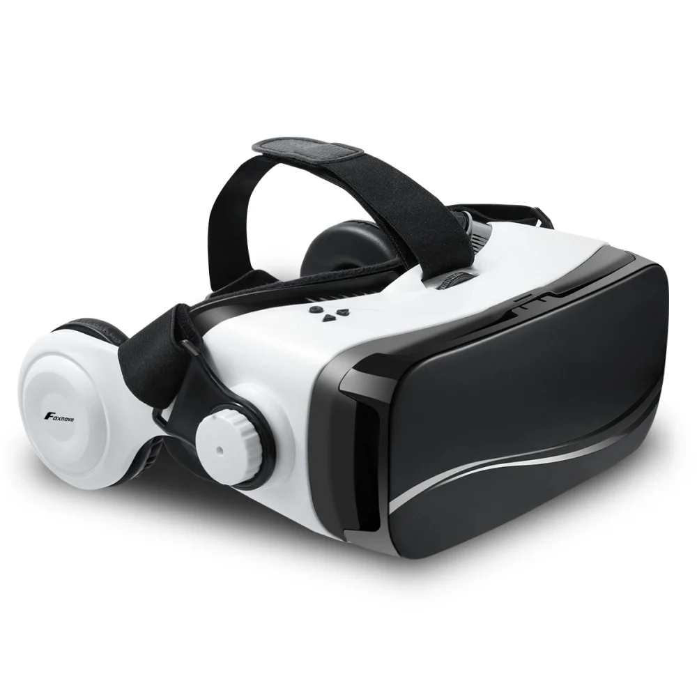 FOXNOVO 1 шт. 3D VR гарнитура с эффектом погружения видеоремешок для игр регулируемое