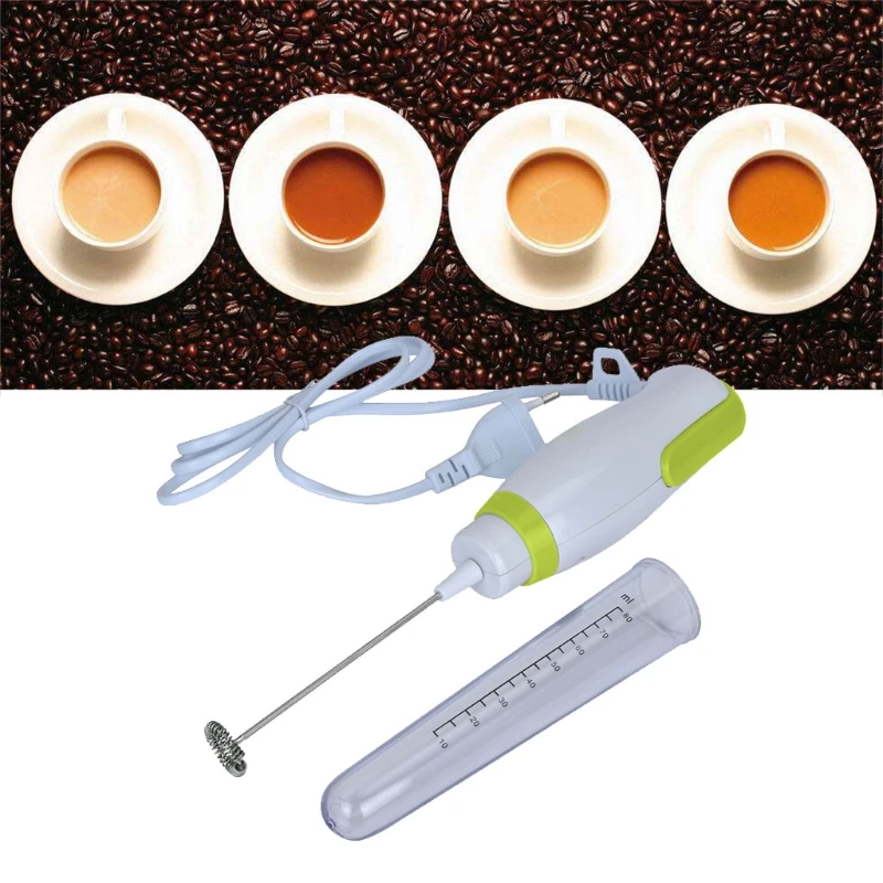 

Electric Handheld Blender Espresso Machine Mixer Coffee Maker Frappe Milk Frother Drink Agitator for Household Kitchen