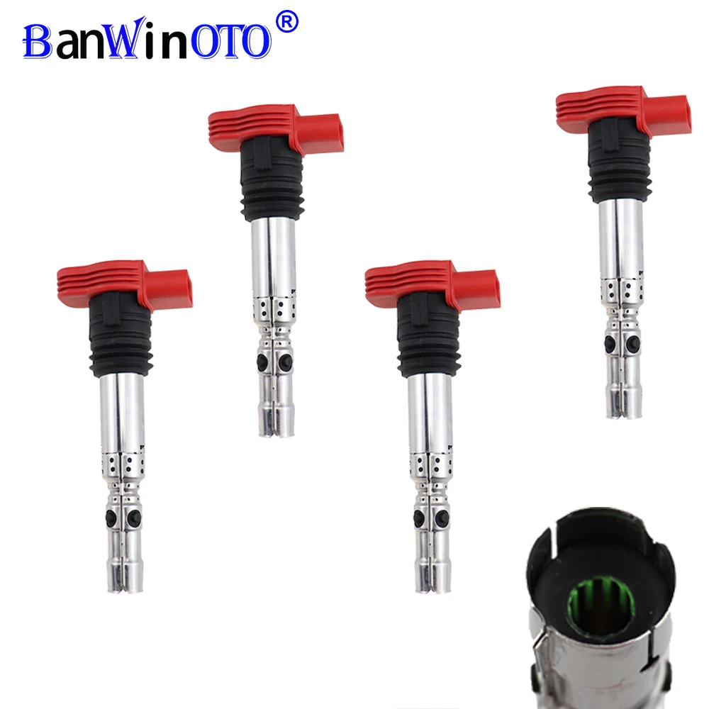 1 шт. Катушка зажигания для VW Jetta Bora Golf MK4 Passat B5 Polo AUDI A3 A4 TT 8 T A6 06C 905 115 A/B/D/E/F/G/H/K/L/M