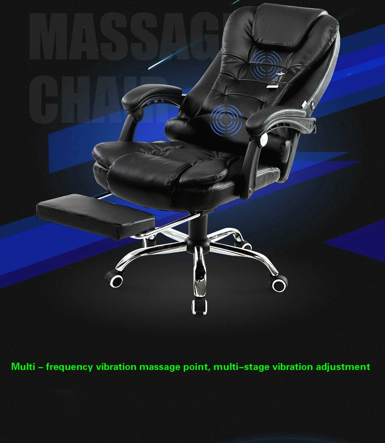 Роскошное Качество Boss Silla Gamer Live Esports колесико для офисного кресла может лежать Синтетическая кожа массаж с подставкой для ног бытовой