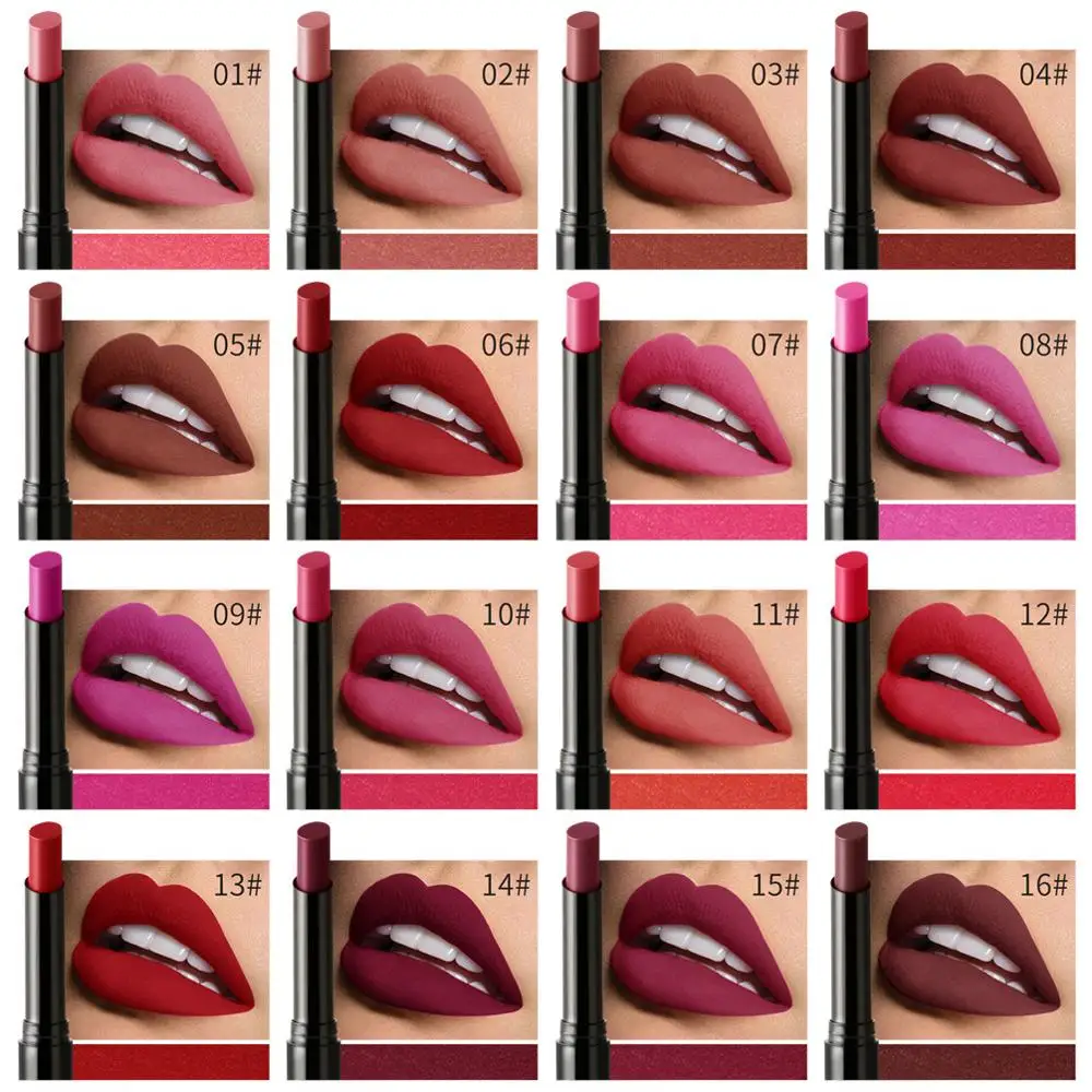 Новая губная помада для макияжа бархатная матовая водостойкая Увлажняющая
