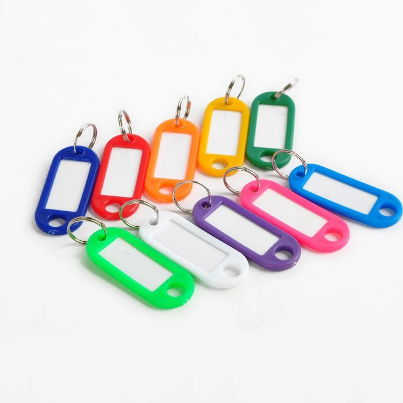 Цепочка для ключей унисекс модный брелок из пластика однотонный с надписью на