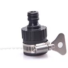 Прочный Универсальный переходник для смесителя для воды, пластиковый штуцер для шланга, подходит для полива сада, диаметр 14-24 мм