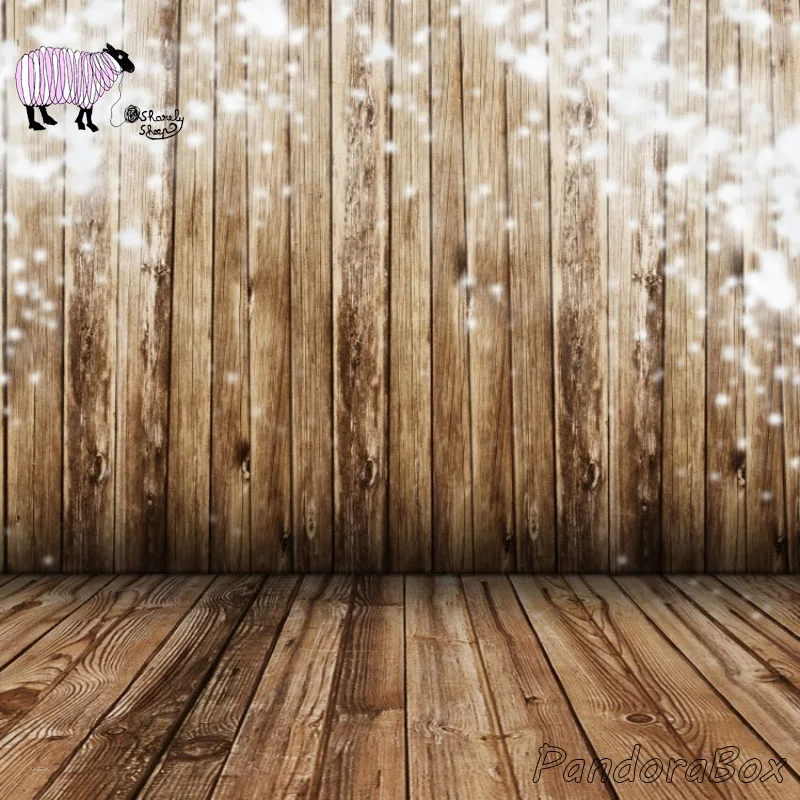 Реквизит для фотосъемки новорожденных ретро имитация деревянного пола тканевый