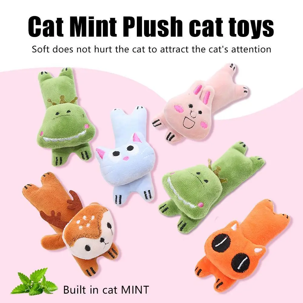 Котенка мягкие кошачья мята животного милый игрушечный кот игрушки для кошек